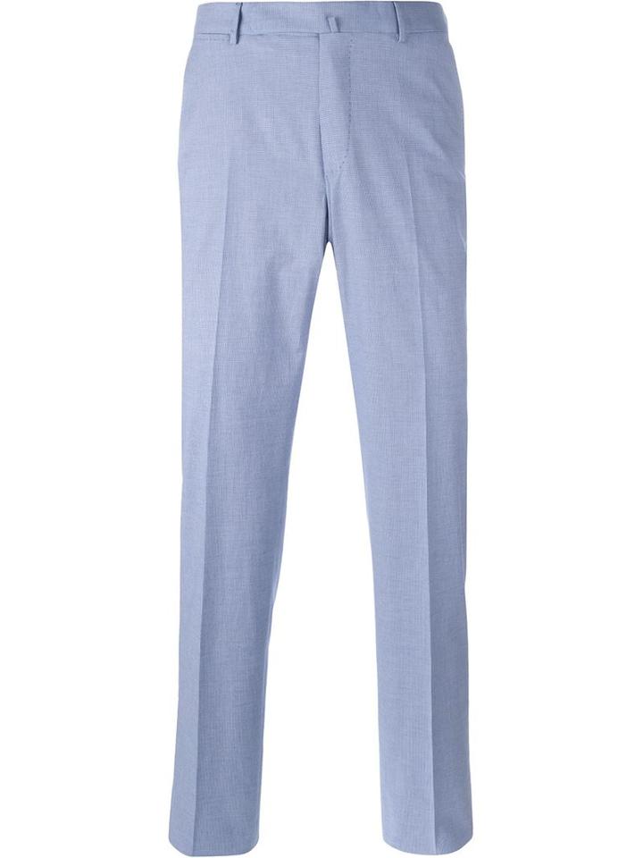 Ermenegildo Zegna Houndstooth Pattern Trousers