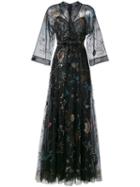 'astro Couture' Evening Dress, Women's, Size: 40, Black, Polyamide/cotton/metallic Fibre/spandex/elastane, Valentino