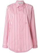 Off-white Striped Shirt - Pink & Purple