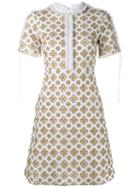 Huishan Zhang 'eve' Mini Dress, Women's, Size: 12, White, Silk/cotton/nylon/polyester