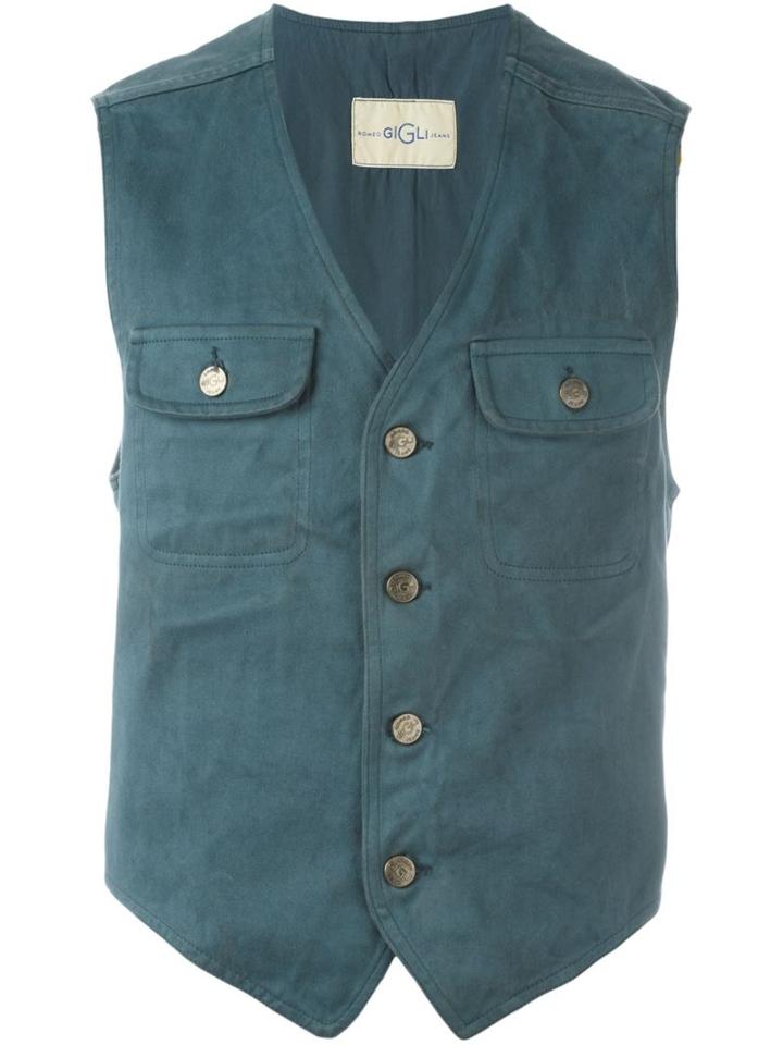 Romeo Gigli Vintage Patch Pocket Waistcoat