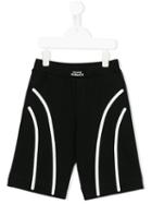 Young Versace Striped Shorts, Boy's, Size: 11 Yrs, Black