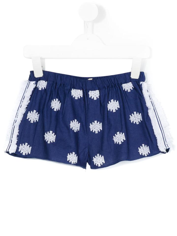 Douuod Kids - Play Back Shorts - Kids - Cotton - 6 Yrs, Blue