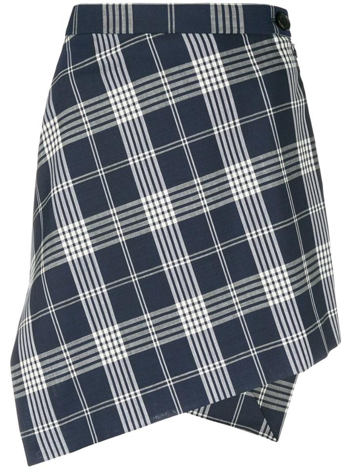 Vivienne Westwood Mini Infinity Step Skirt - Blue