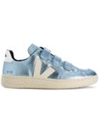 Veja Metallic Touch Strap Sneakers - Blue