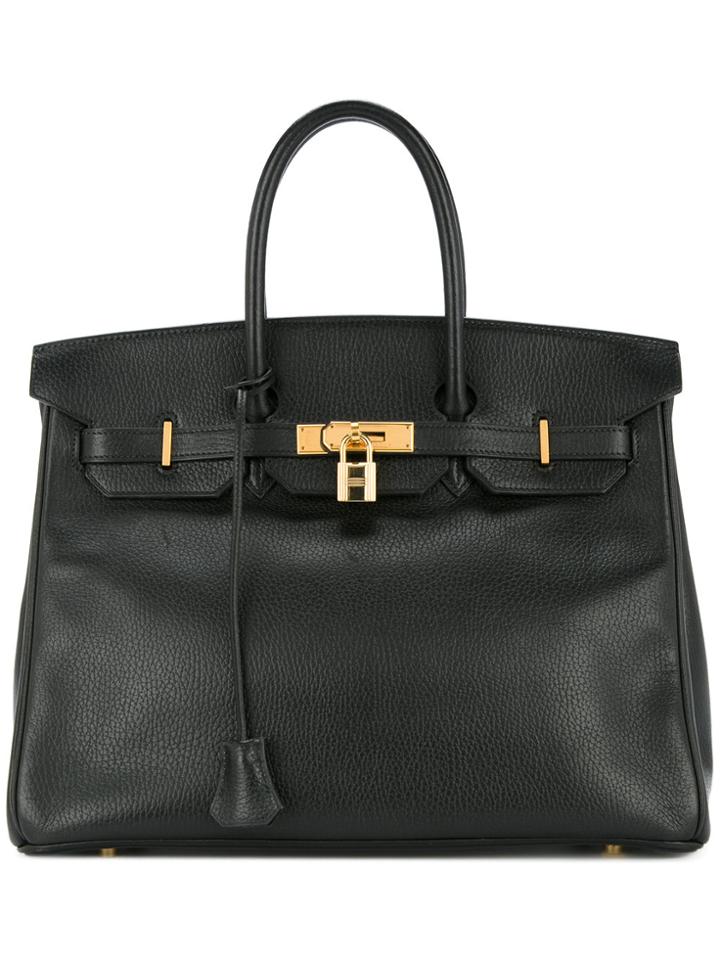 Hermès Vintage Birkin 35 Bag - Black