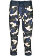 The Upside Camouflage Print Cropped Leggings - Multicolour