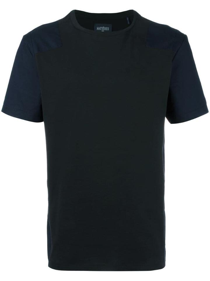 Matiéres Round Neck T-shirt - Blue