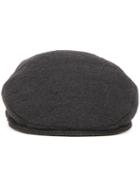 Isabel Benenato Flat Cap, Men's, Size: Medium, Grey, Linen/flax/virgin Wool