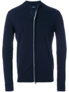 Armani Jeans Zipped Jumper - Blue