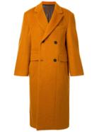 Wooyoungmi Double Breasted Long Coat - Yellow