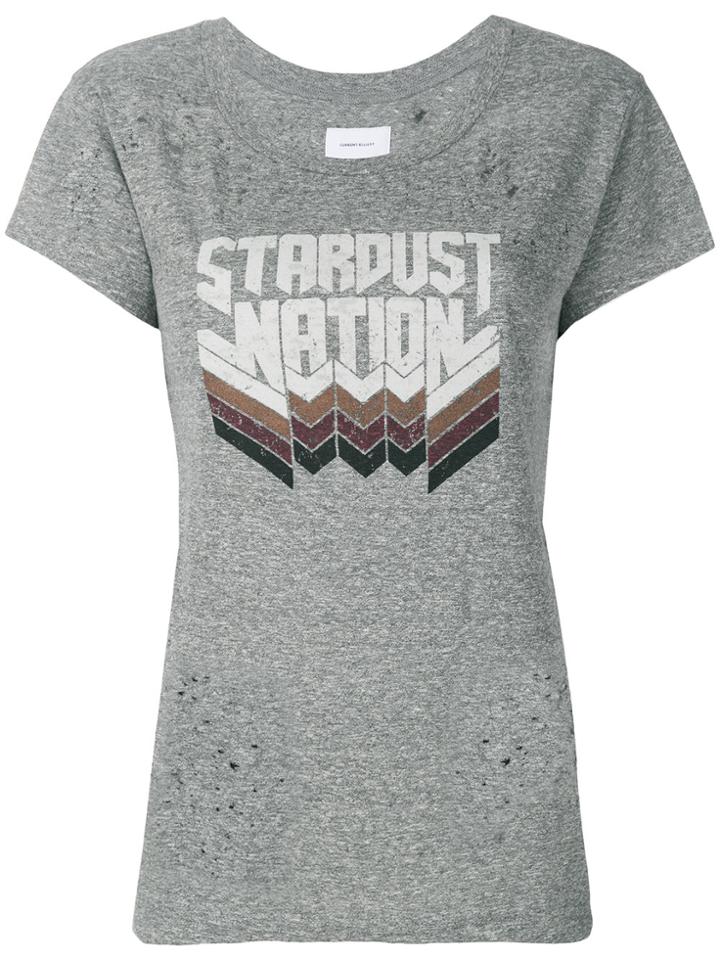Current/elliott Crew Neck T-shirt - Grey