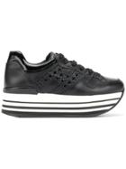 Hogan Platform Style Sneakers - Black