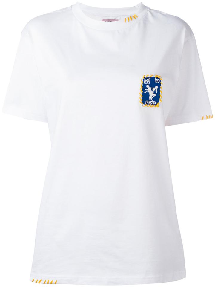 Palm Angels Kamastura Leo T-shirt, Women's, Size: Xxs, White, Cotton