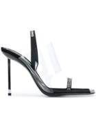 Alexander Wang Embellished Toe-ring Sandals - Black