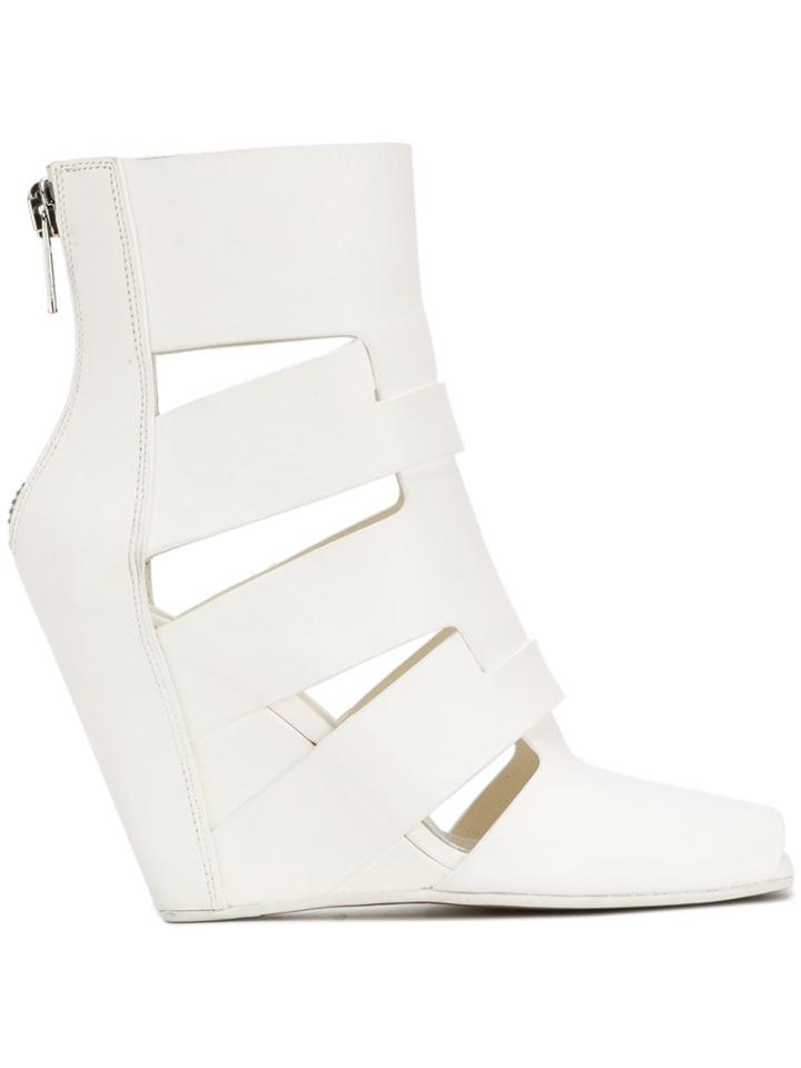 Rick Owens Wedge Sandals - White