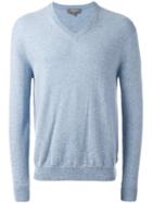 N.peal 'the Burlington' V-neck Pullover, Men's, Size: Xl, Blue, Cashmere