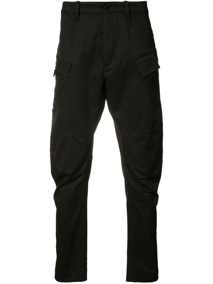 Marcelo Burlon County Of Milan - Straight-leg Trousers - Men - Cotton - 52, Black, Cotton