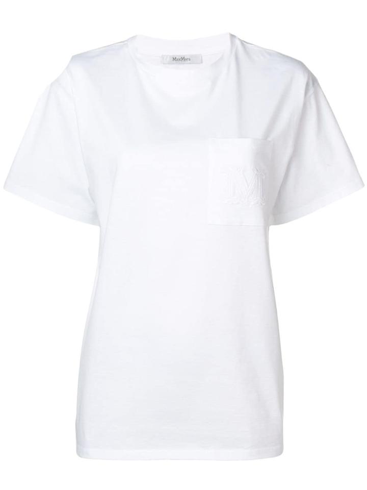 Max Mara Chest Pocket T-shirt - White