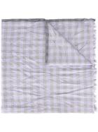 Brioni Wrinkled Brioni Scarf - Pink & Purple