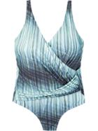 Lygia & Nanny Printed Swimsuit, Women's, Size: 48, Blue, Polyamide/spandex/elastane
