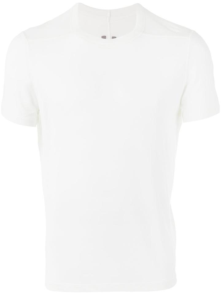 Rick Owens Classic T-shirt, Men's, Size: Large, White, Viscose/silk