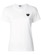 Comme Des Garçons Play Short Sleeve 'play' T-shirt, Women's, Size: Medium, White, Cotton