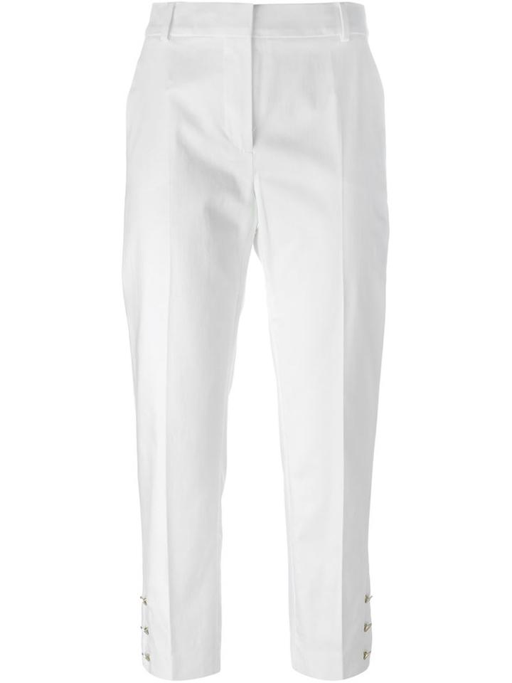 Max Mara Button Detail Cropped Trousers