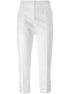 Max Mara Button Detail Cropped Trousers