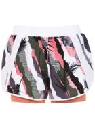 Track & Field Camo Shorts - White