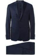 Canali Two Piece Suit, Men's, Size: 56, Blue, Cupro/wool