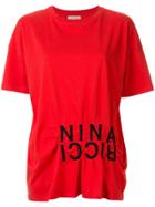 Nina Ricci Embroidered Logo T-shirt