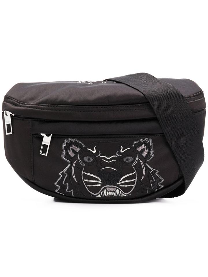 Kenzo Embroidered Tiger Belt Bag - Black