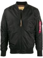 Alpha Industries Ma-1 Flight Bomber Jacket - Black