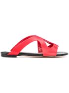 Alexander Mcqueen Slip-on Sandals - Red