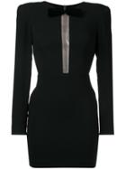 Alex Perry - Jax Dress - Women - Nylon/polyester/acetate - 12, Black, Nylon/polyester/acetate