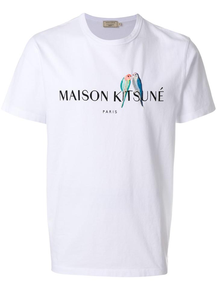 Maison Kitsuné Lovebirds T-shirt - White