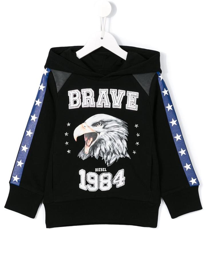 Diesel Kids 'swon' Hoodie, Boy's, Size: 10 Yrs, Black