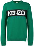 Kenzo Logo Knit Jumper - Green