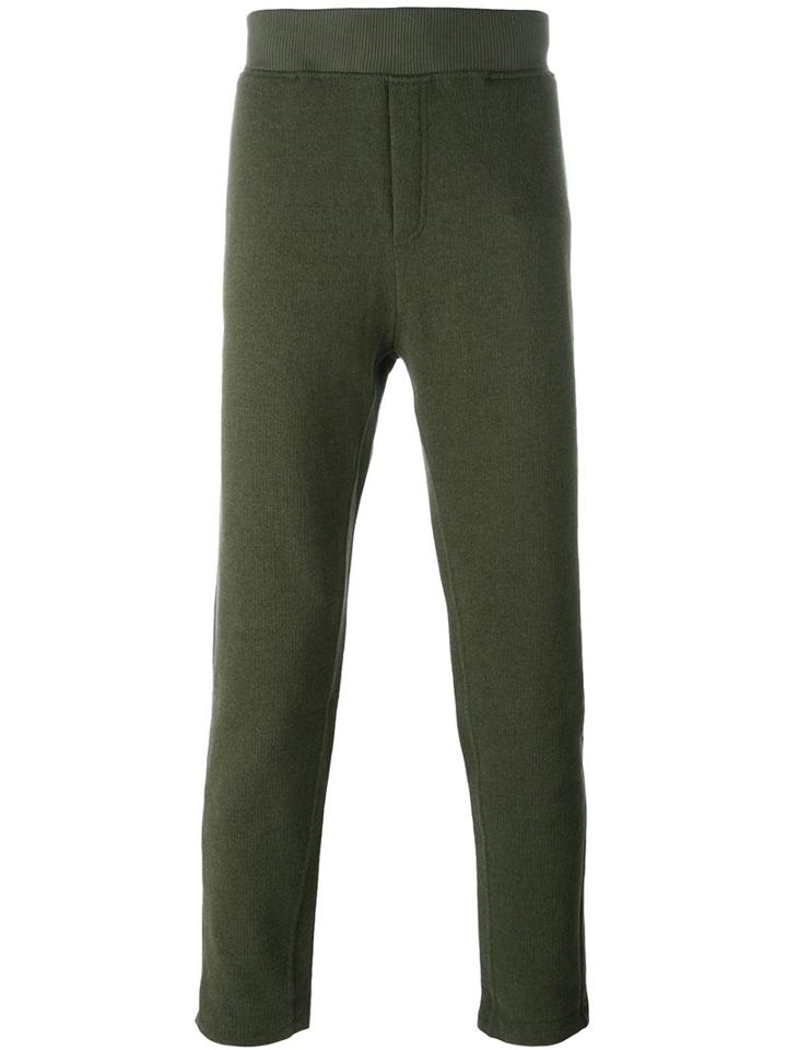 A.p.c. 'cob' Trousers, Men's, Size: Medium, Green, Cotton/acrylic/other Fibers