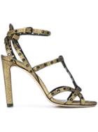Jimmy Choo Beverly 105 Sandals - Metallic