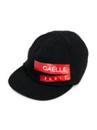 Gaelle Paris Kids Teen Logo Print Cap - Black