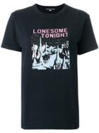 Alexa Chung Lonesome Tonight Print T-shirt - Black
