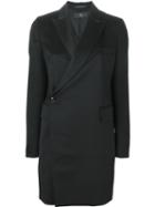 Y's Single Button Coat, Women's, Size: 3, Black, Cupro/wool