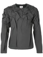 Rochas Wrinkled Sweatshirt - Grey