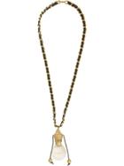 Chanel Vintage Chanel Light Bulb Motif Necklace - Metallic