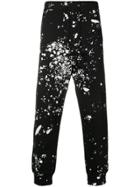 Oamc Splatter Track Trousers - Black