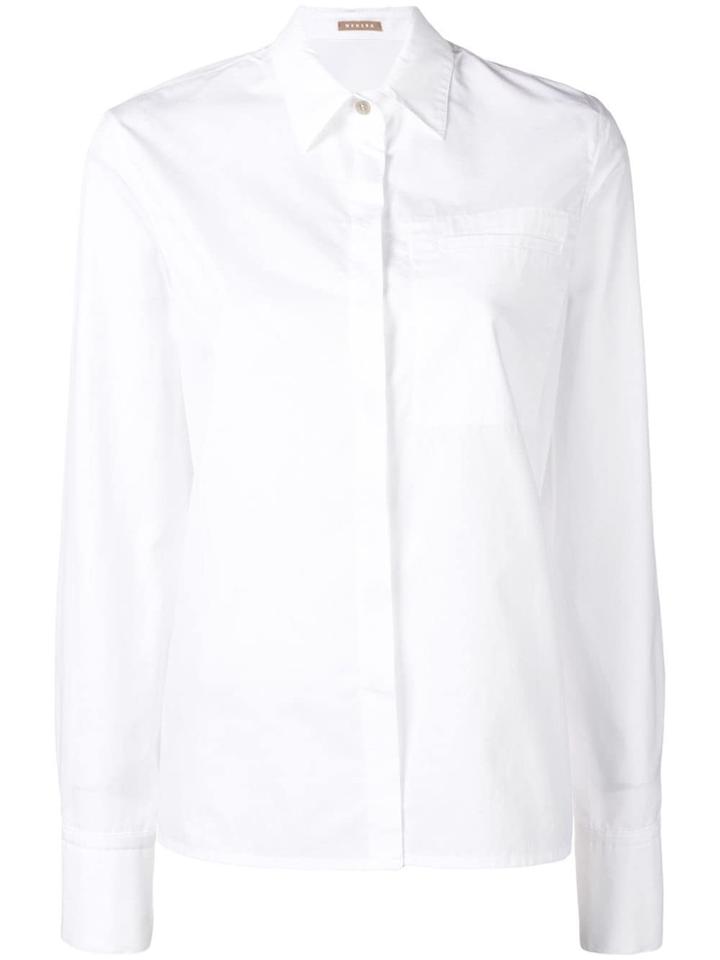 Nehera Longsleeved Buttoned Shirt - White