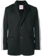 Palm Angels Stripe Detail Blazer - Black