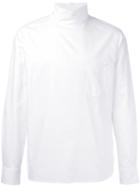 Facetasm - High Neck Zipped Shirt - Men - Cotton - 5, White, Cotton